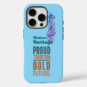 Coques iPhone 16 Pro Fière Tradition, audacieux Futur Poisson Conceptio
