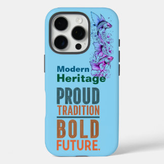 Coques iPhone 16 Pro Fière Tradition, audacieux Futur Poisson Conceptio