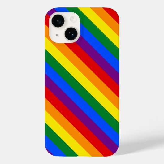 Coques Case-Mate iPhone Fierté arc-en-ciel (Verso)