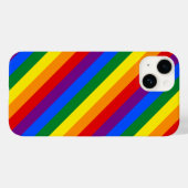 Coques Case-Mate iPhone Fierté arc-en-ciel (Verso (horizontal))