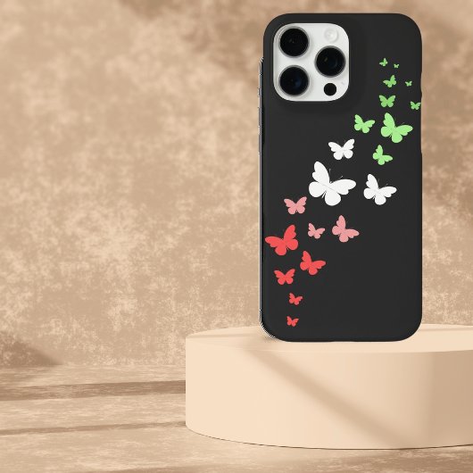 Coques Case-Mate iPhone Fierté de papillon Abrosexuel