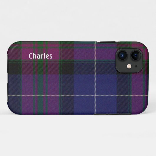 Coques Case-Mate iPhone Fierté écossaise Tartan Plaid (Dos (Horizontal))