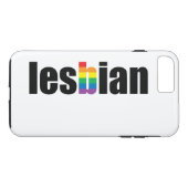 Coques Case-Mate iPhone Fierté lesbienne (Dos (Horizontal))