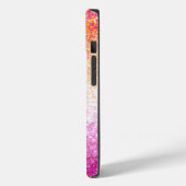 Coques Case-Mate iPhone Fierté lesbienne Parties scintillant rose étincell (Verso / Gauche)