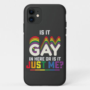Case-Mate iPhone Case Fierté LGBT Est-ce gay ici ou est-ce juste moi