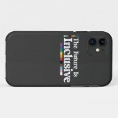 Coques Case-Mate iPhone Fierté LGBT L'Avenir Est Inclusif Gay Lesbian (Dos (Horizontal))