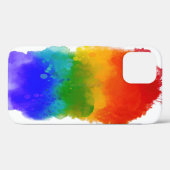 Coques Case-Mate iPhone Fierté moderne de SlipperyJoe éclaboussure d'énerg (Verso (horizontal))