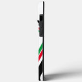Coques Case-Mate iPhone fierté noire drapeau rouge vert poing panafricain  (Verso / Gauche)
