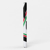 Coques Case-Mate iPhone fierté noire drapeau rouge vert poing panafricain (Dos/Droite)