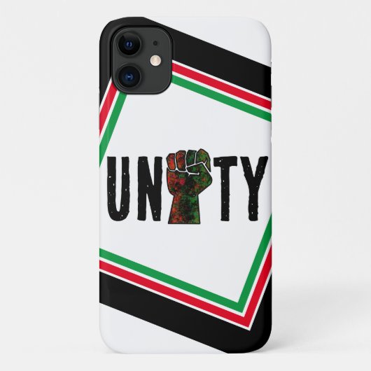 Coques Case-Mate iPhone fierté noire drapeau rouge vert poing panafricain (Dos)