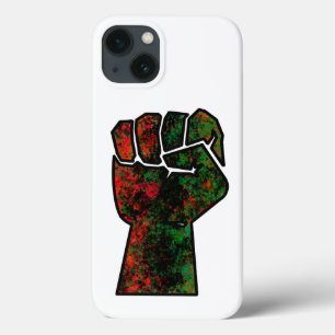 Case-Mate iPhone Case fierté noire drapeau rouge vert poing panafricain