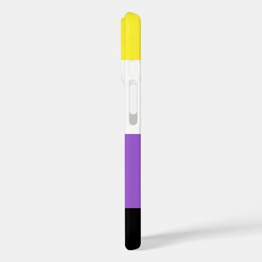 Coques Case-Mate iPhone Fierté non binaire (Verso / Gauche)