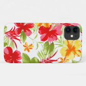 Coques Case-Mate iPhone Fiesta florale de l'Hibiscus (Dos (Horizontal))