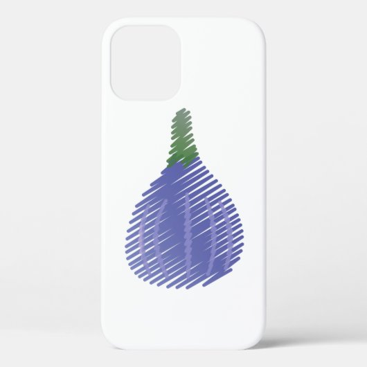 Coques Case-Mate iPhone Fig mauve esquissé (Verso)