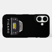 Coques Case-Mate iPhone Figarations Name Cute Black Figaro Car Monogram (Verso (horizontal))
