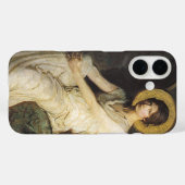 Coques Case-Mate iPhone Figure ailée assise sur un rocher par Abbott Thaye (Verso (horizontal))