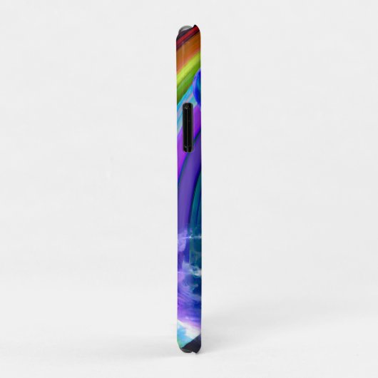 Coques Case-Mate iPhone Figure de mystère au Stargate interdimensionnel (Dos/Droite)