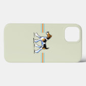 Coques Case-Mate iPhone Fil Fox Terrier en mouvement (Verso (horizontal))