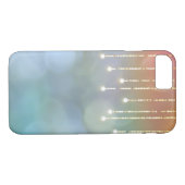 Coques Case-Mate iPhone fil lumineux sur bokeh (Dos (Horizontal))