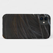 Coques Case-Mate iPhone Fil noir (Dos (Horizontal))