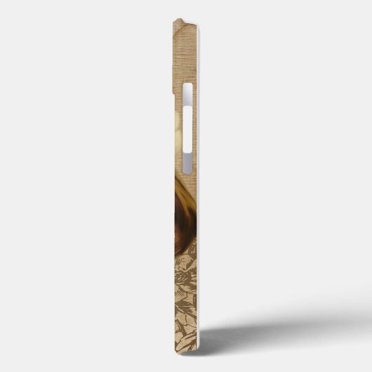 Coques Case-Mate iPhone filature brune fumée art (Verso / Gauche)