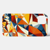 Coques Case-Mate iPhone Filet de triangles multicolores (Verso (horizontal))