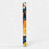 Coques Case-Mate iPhone Filet de triangles multicolores (Dos/Droite)