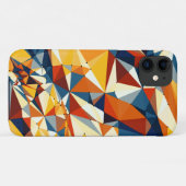 Coques Case-Mate iPhone Filet de triangles multicolores (Dos (Horizontal))