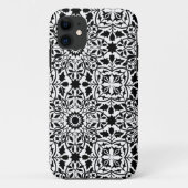 Coques Case-Mate iPhone Filigrane noir et blanc (Dos)