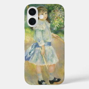 Coques iPhone 16 Fille à la houppe par Pierre Renoir, Beaux-arts an