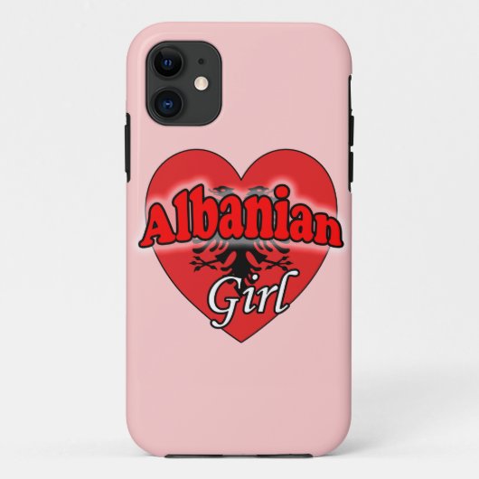 Coques Case-Mate iPhone Fille albanaise (Dos)