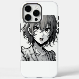 Coques iPhone 16 Pro Max Fille Anime – Conception de personnage moderne et