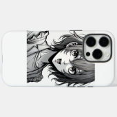 Coques Case-Mate iPhone Fille Anime – Conception de personnage moderne et (Verso (horizontal))