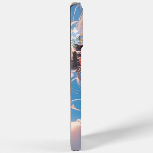 Coques Case-Mate iPhone fille anime yeux bleus (Verso / Droite)