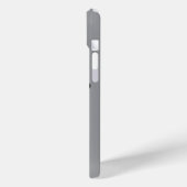 Coques Case-Mate iPhone Fille au magnolia blanc silhouette monochrome (Verso / Gauche)
