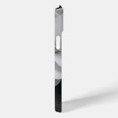 Coques Case-Mate iPhone Fille au magnolia blanc silhouette monochrome (Verso / Droite)