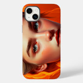 Coques Case-Mate iPhone Fille aux yeux bleus (Verso)