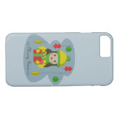 Coques Case-Mate iPhone Fille avec boîte cadeau de Noël (Dos (Horizontal))