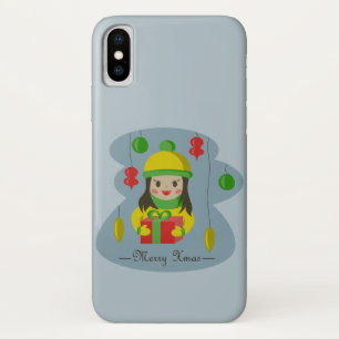 Case-Mate iPhone Case Fille avec boîte cadeau de Noël