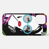 Coques Case-Mate iPhone Fille avec cigarette et lunettes de soleil pop ar  (Verso (horizontal))