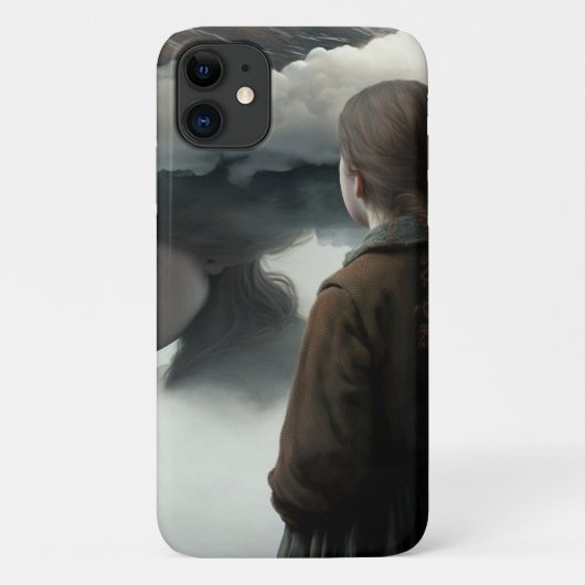 Coques Case-Mate iPhone Fille avec des nuages (Dos)