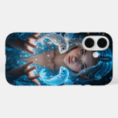 Coques Case-Mate iPhone fille avec poisson magique (Verso (horizontal))