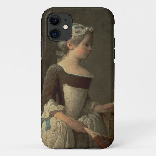 Coques Case-Mate iPhone Fille avec raquette et chuttlecock (Dos)