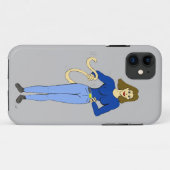 Coques Case-Mate iPhone fille avec une queue (Dos (Horizontal))