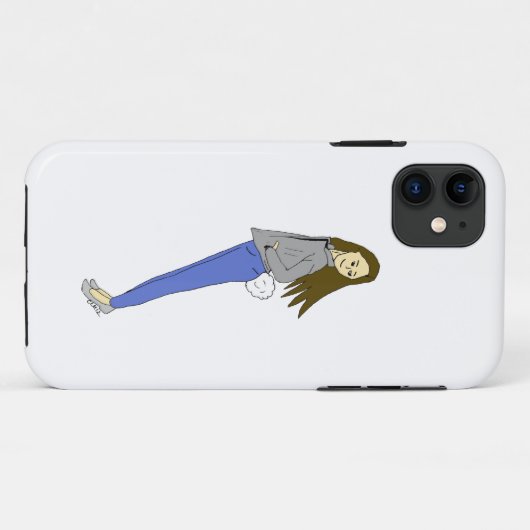 Coques Case-Mate iPhone fille avec une queue de lapin (Dos (Horizontal))