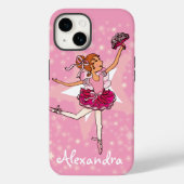 Coques Case-Mate iPhone Fille ballerine nom de danseuse rose (Verso)