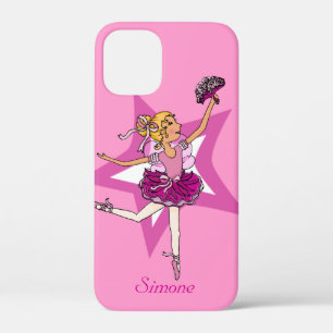 Case-Mate iPhone Case Fille ballerine rose blonde nom