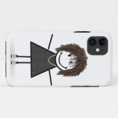 Coques Case-Mate iPhone Fille Bâton dans des baskets (Dos (Horizontal))