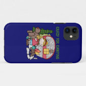 Coques Case-Mate iPhone Fille blonde folle pour camper (Dos (Horizontal))