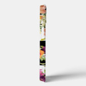 Coques Case-Mate iPhone Fille Bourgogne Motif Floral Bande Nom du monogram (Verso / Droite)